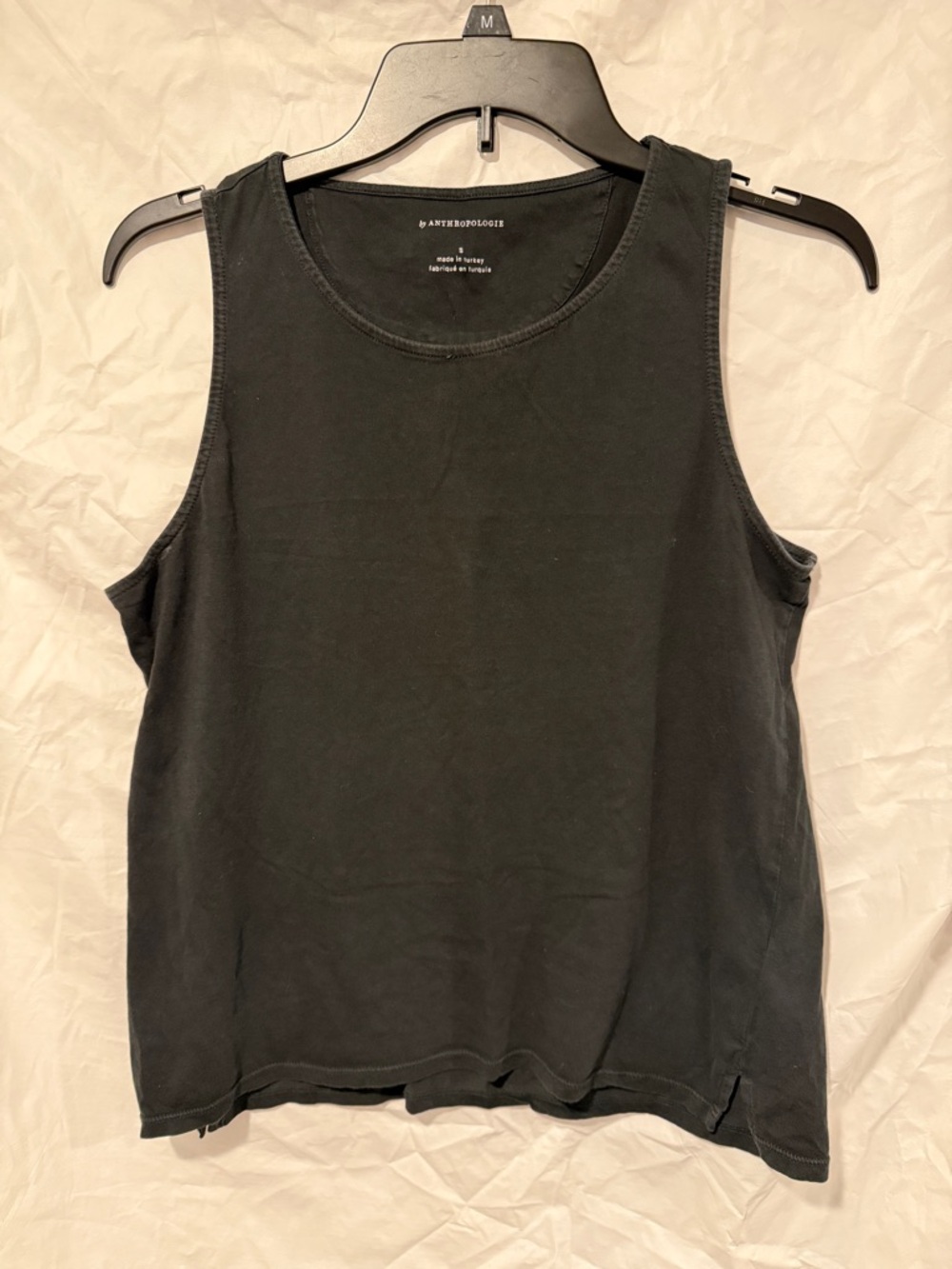 Anthropologie Black Crew Neck Tee